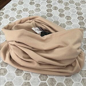 Light- weight Elegant Tan cowl neck  Scarf